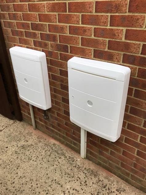 electric and gas meter box doors|gas meter over box replacement.